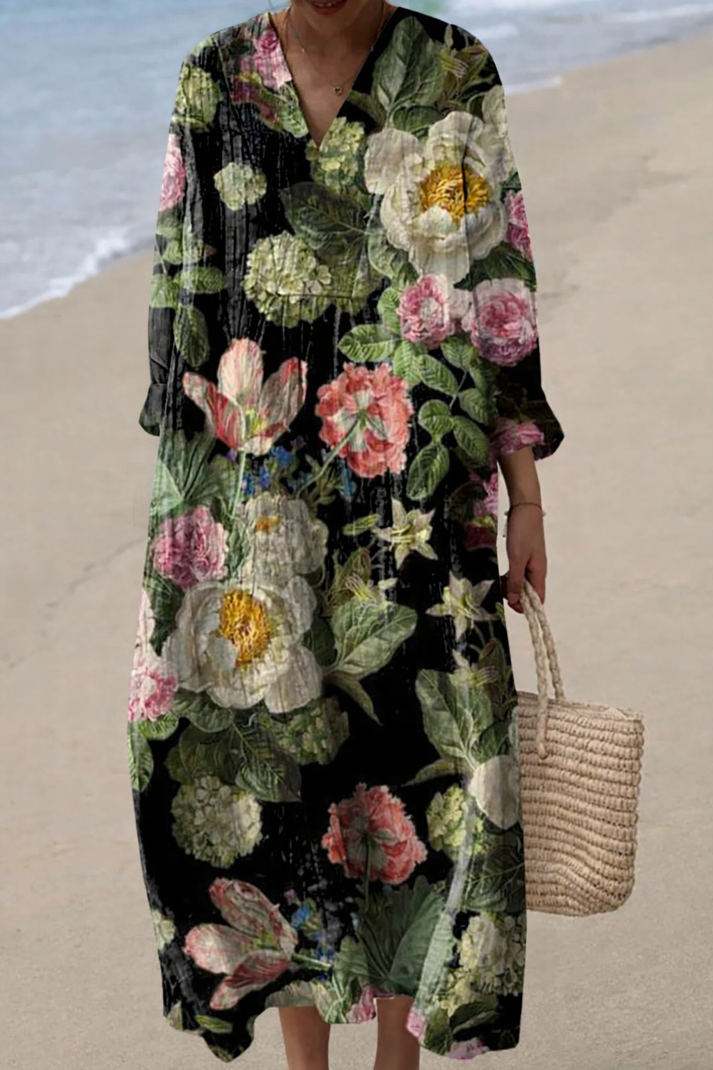 Paloma™ | Vestido boho de estampado llamativo