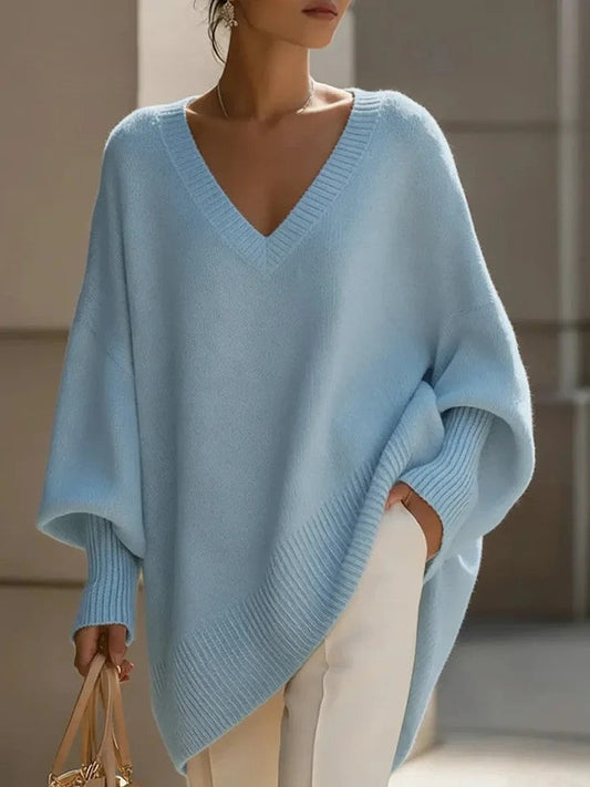 ALURA | Suéter con cuello pico de punto