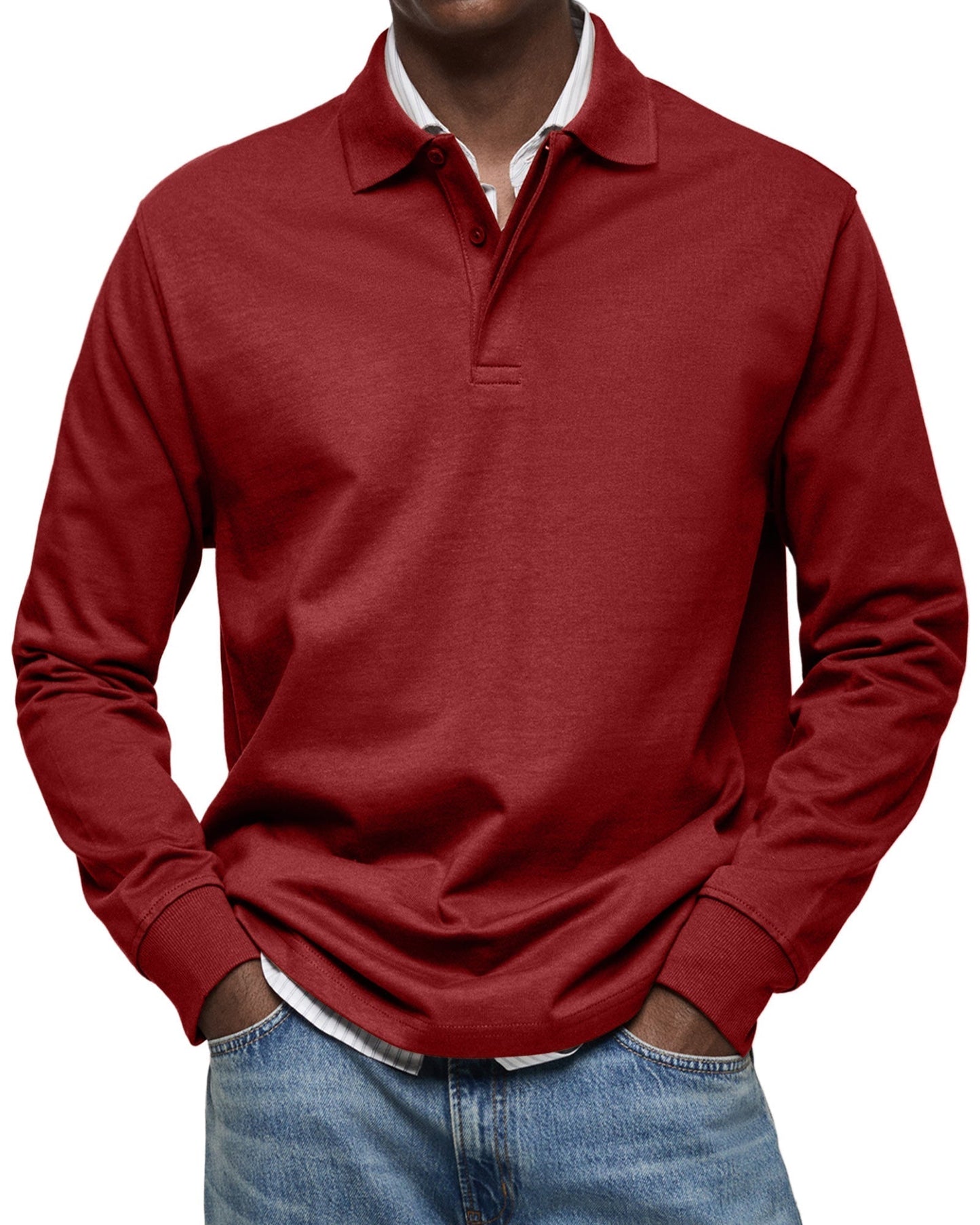 CARLO | Polo de manga larga lujoso