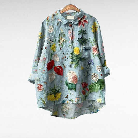 Mireva - Blusa vintage elegante