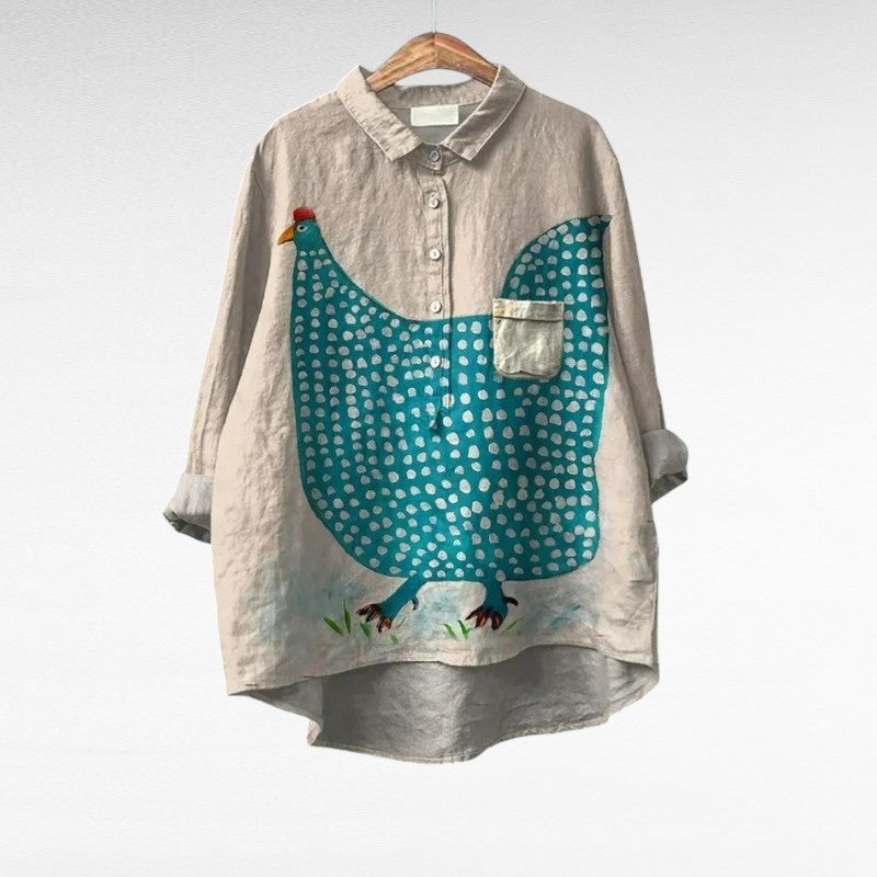 Mireva - Blusa elegante vintage