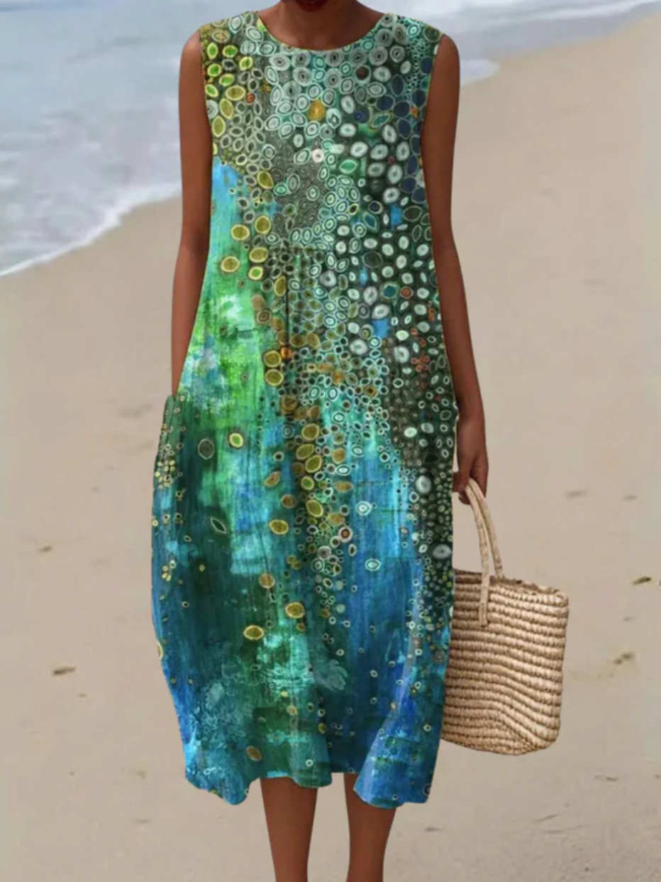 Vestido estampado brisa de verano