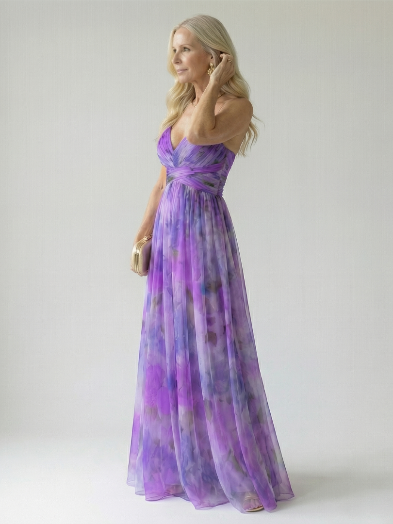 Irene | Vestido maxi cruzado