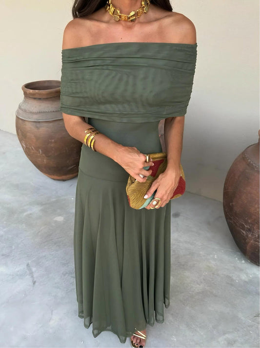 Camila | Vestido Maxi Elegante Mesh