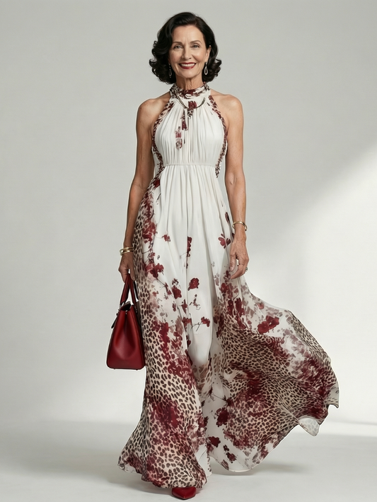 Graciela | Vestido maxi plisado