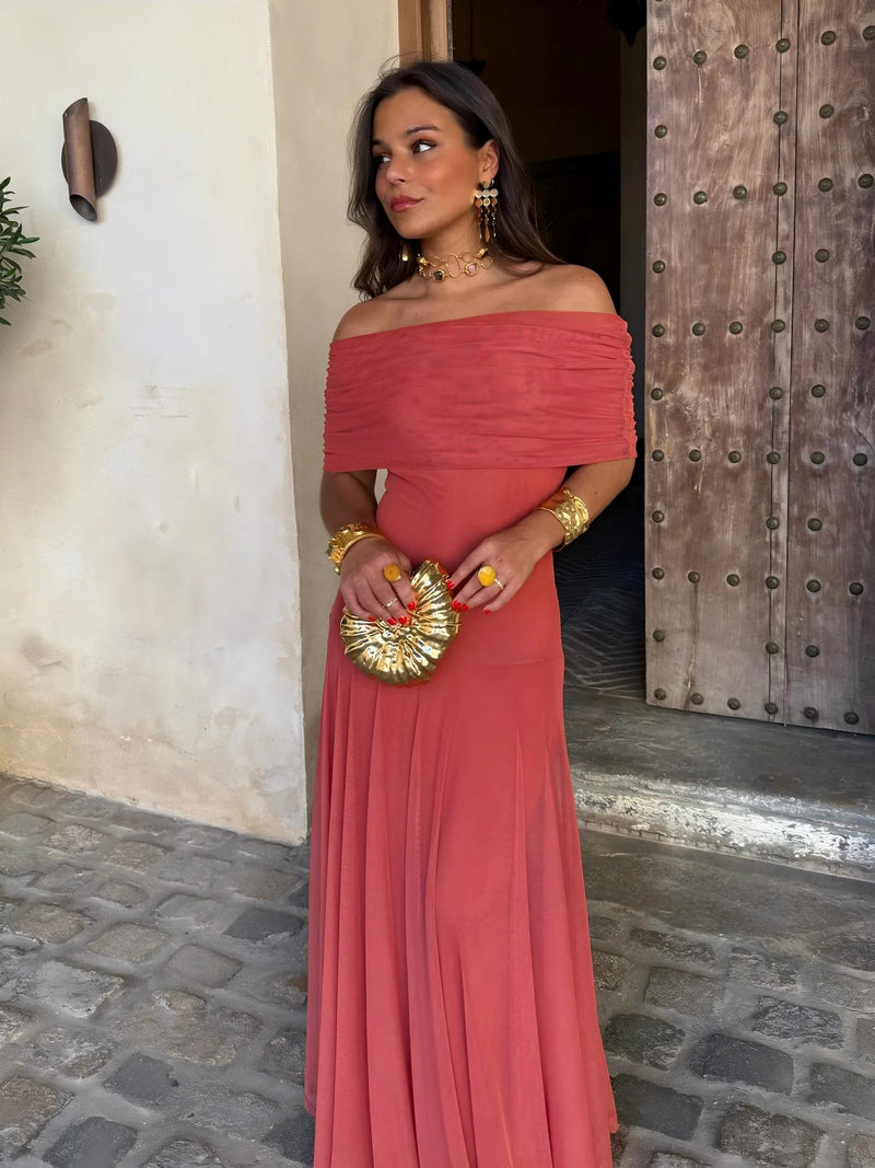 Camila | Vestido Maxi Elegante Mesh