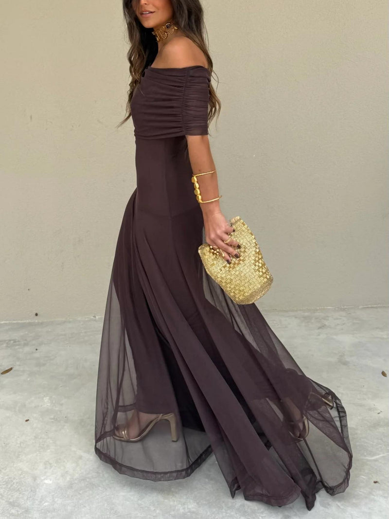 Camila | Vestido Maxi Elegante Mesh