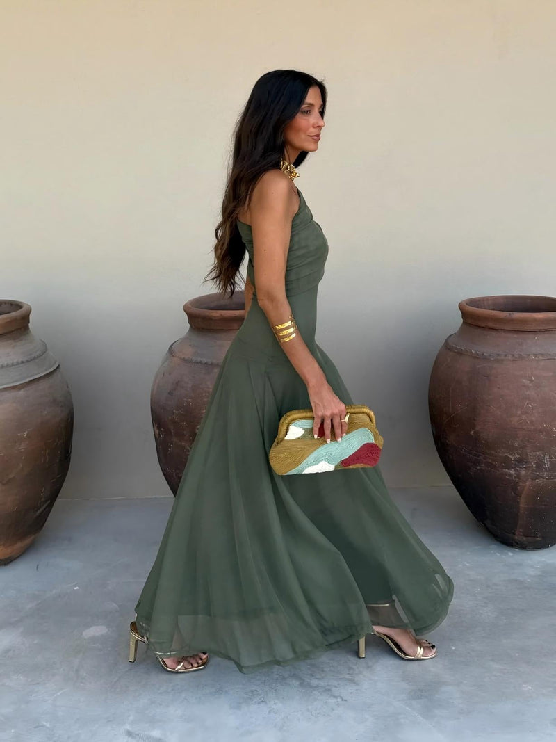 Camila | Vestido Maxi Elegante Mesh