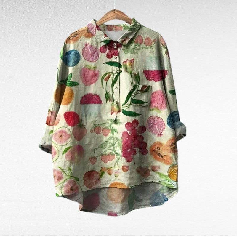 Mireva- Blusa Vintage Elegante