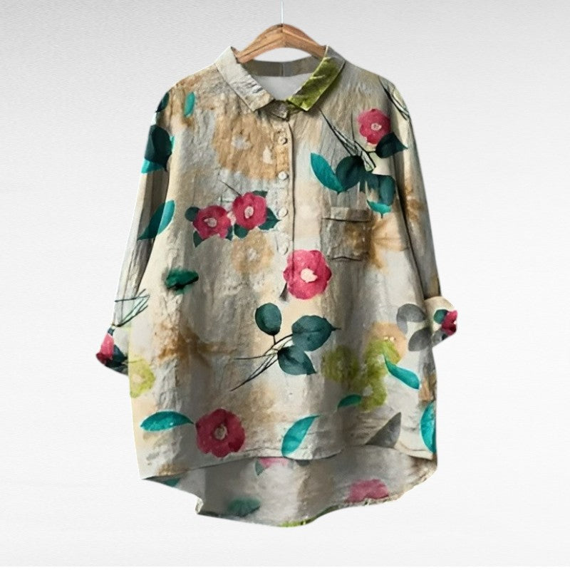 Mireva- Blusa Vintage Elegante