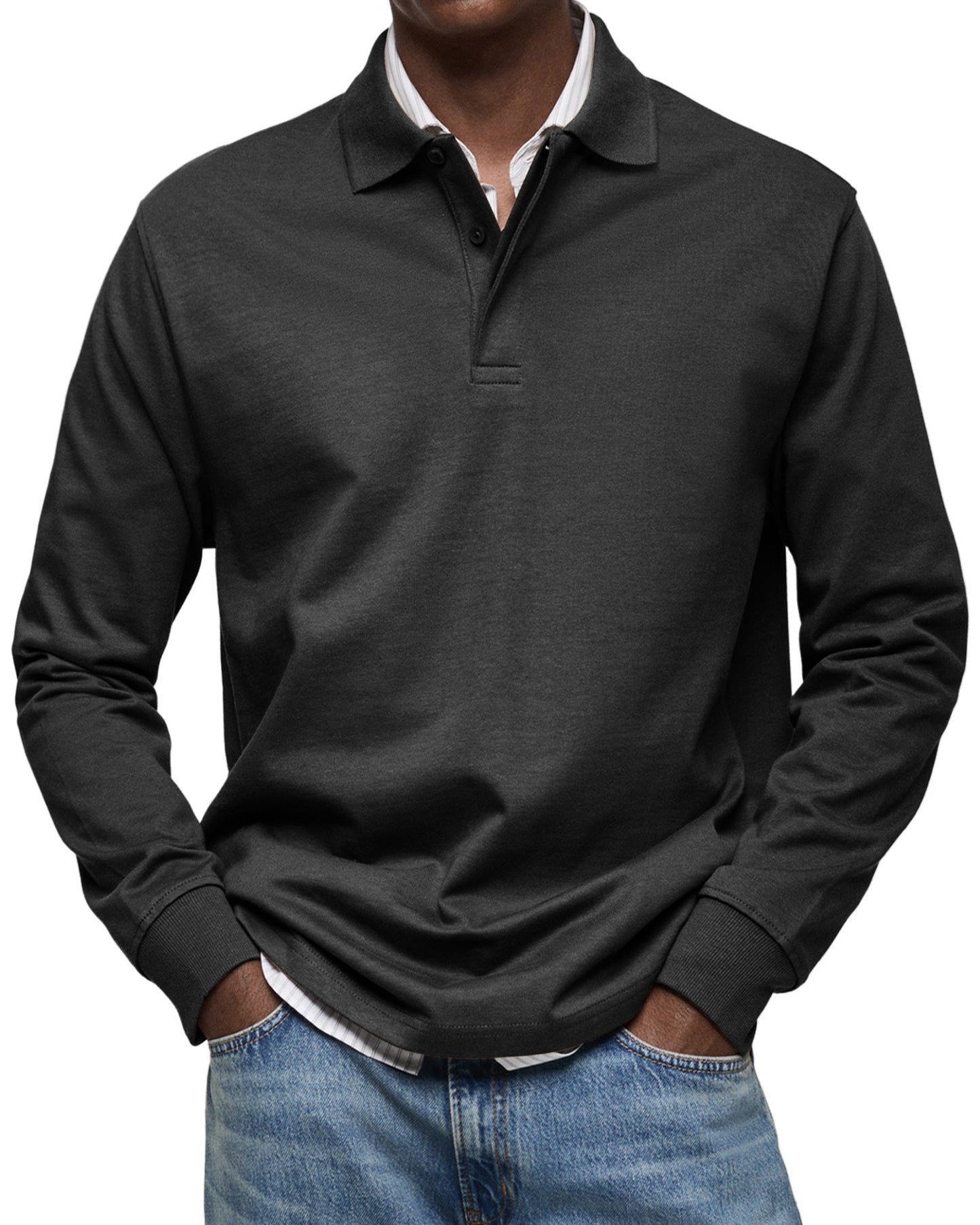 CARLO | Polo de manga larga lujoso