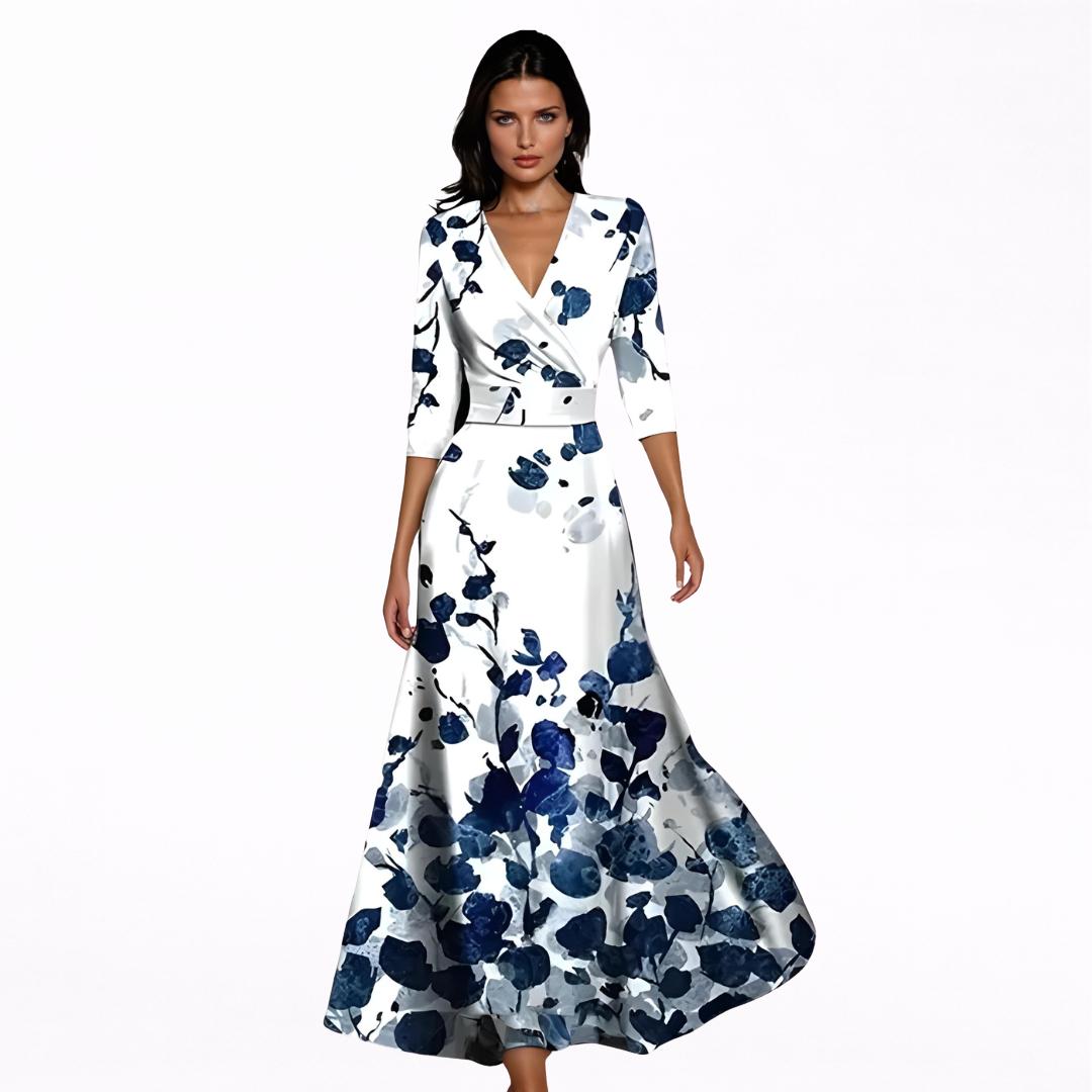 Emilia | Vestido Maxi Floreado Elegante