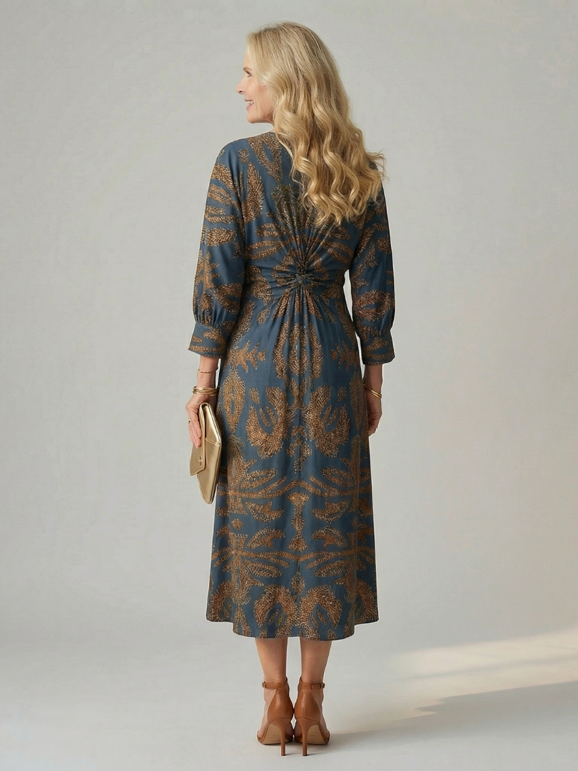 Alicia | Vestido midi cruzado
