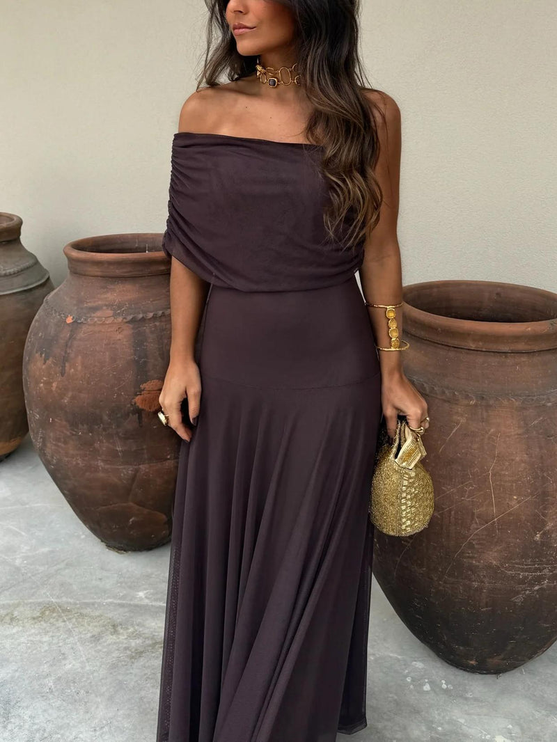 Camila | Vestido Maxi Elegante Mesh