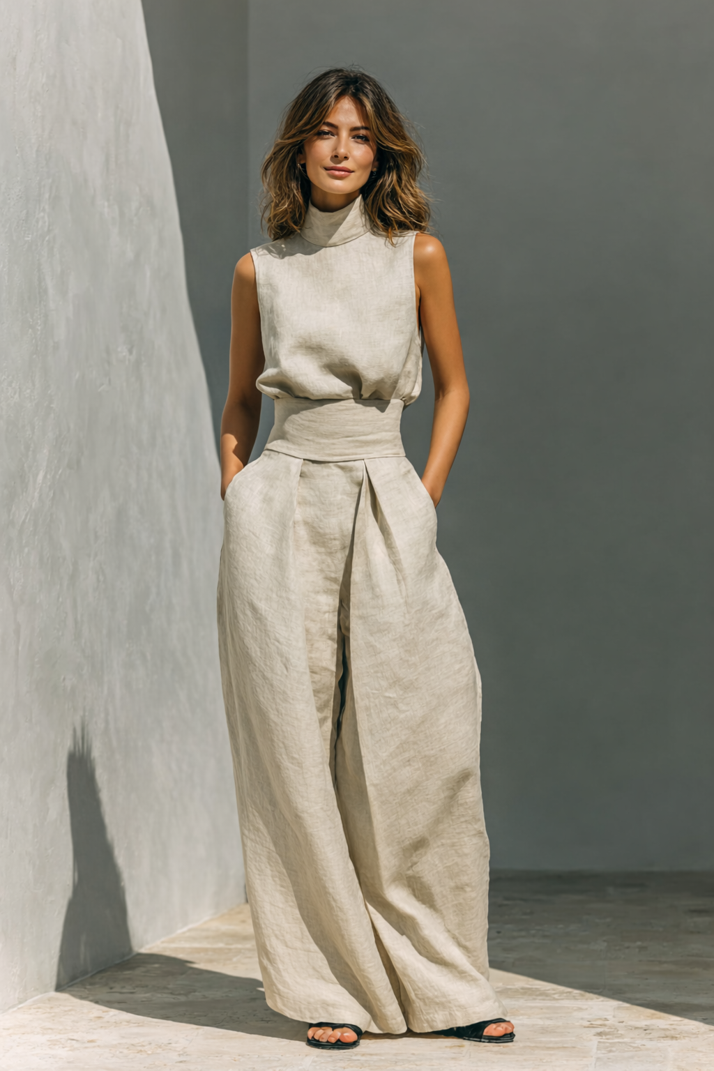 Boreal | Conjunto minimalista de Algodón y lino