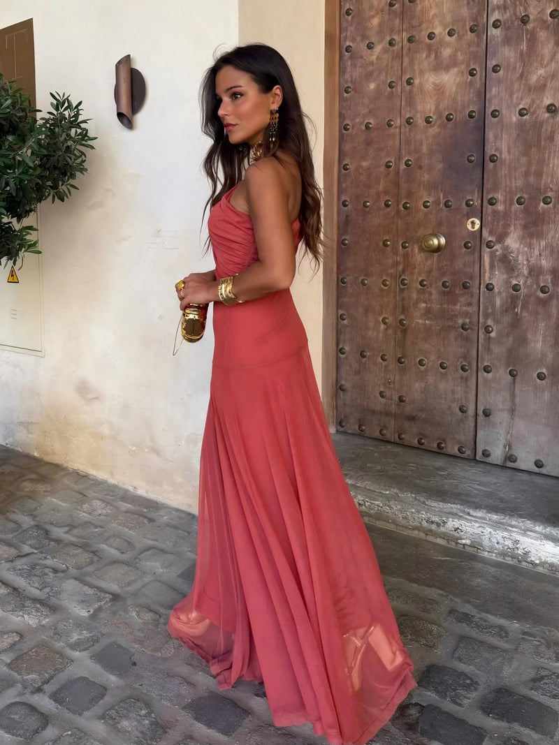 Camila | Vestido Maxi Elegante Mesh