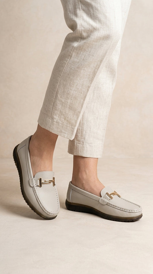 Lucía | Mocasines de piel genuina