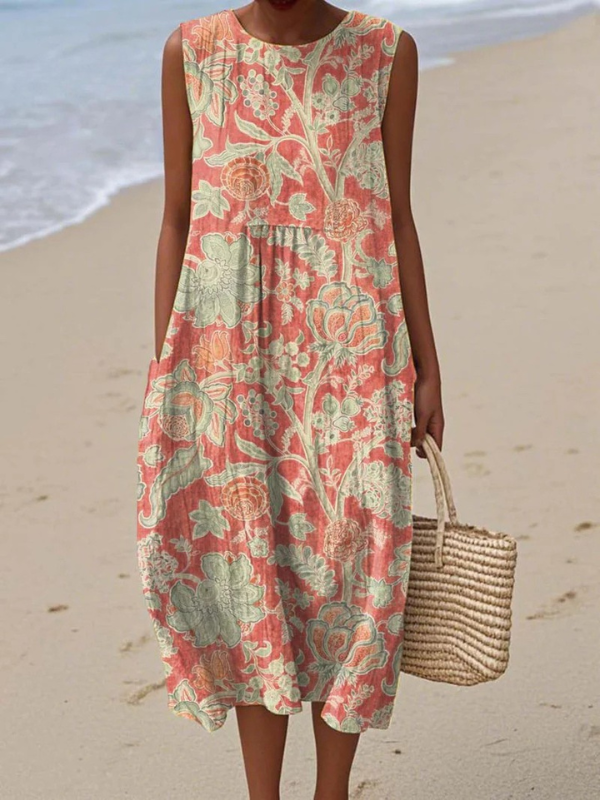 Alejandra™ | Vestido fluido floral de inspiración botánica