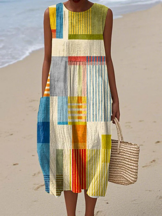 Renata™ | Vestido fluido de estilo contemporáneo