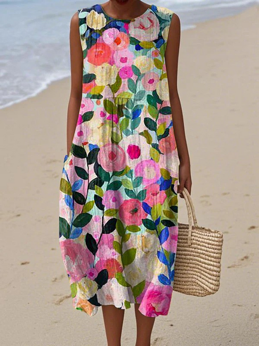 Mariana™ | Vestido fluido floral ligero y elegante