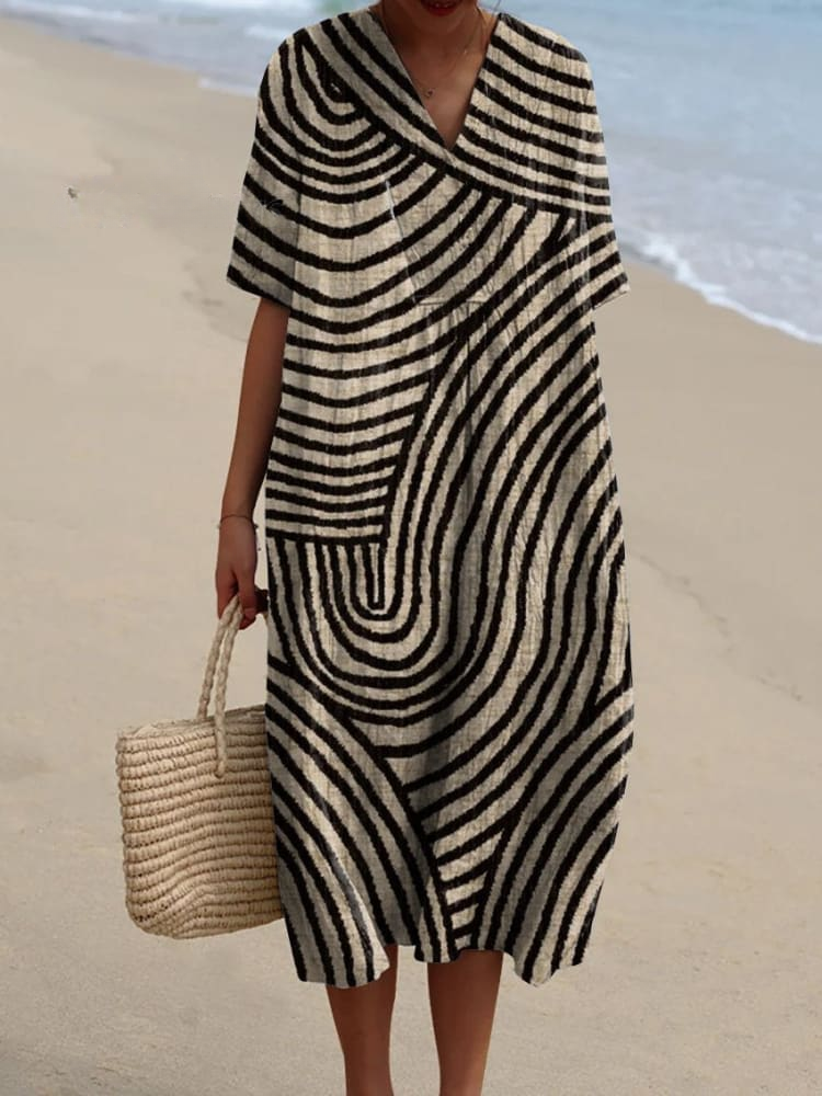 Vestido estampado brisa de verano