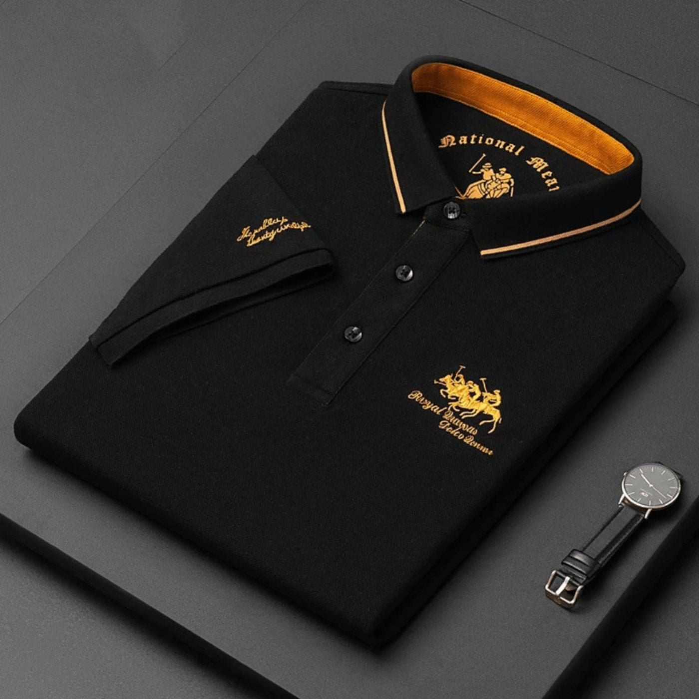 JOSEPH | Polo clásico de algodón con bordado exclusivo