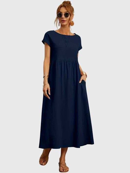 Giselle™ - Vestido casual con bolsillos