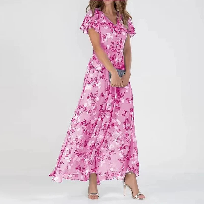 Vestido glamoroso que cubre el abdomen